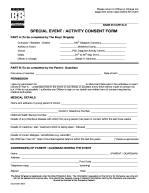 Download Boys Bridgade Enrollment Form