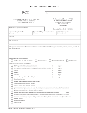  Form PCTRO198 WIPO Wipo 2012