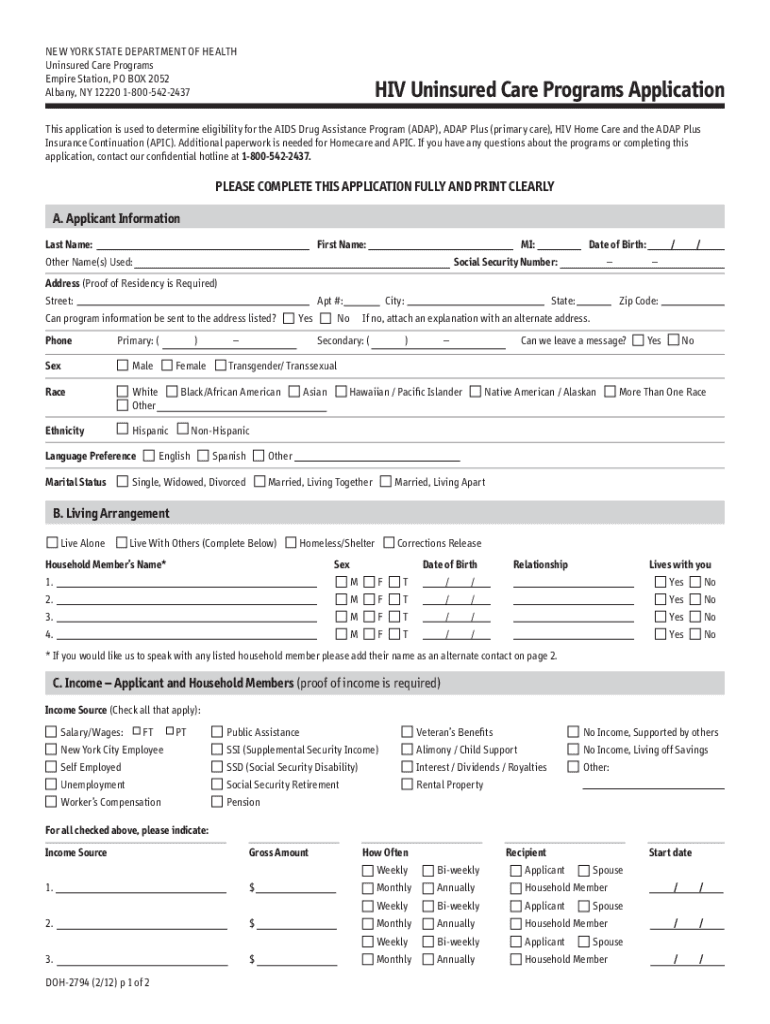 Doh 2794c  Form