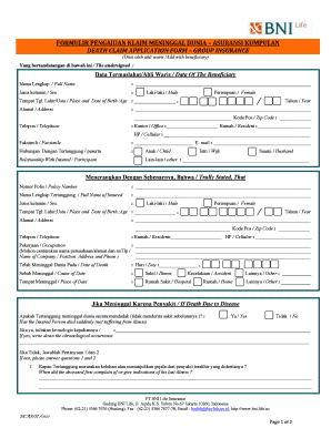 Bni Application Form