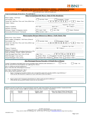 Form Bni