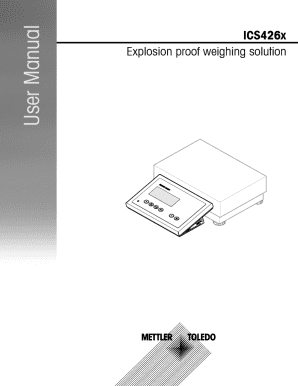 Mettler Toledo Model 8582 Instructions  Form