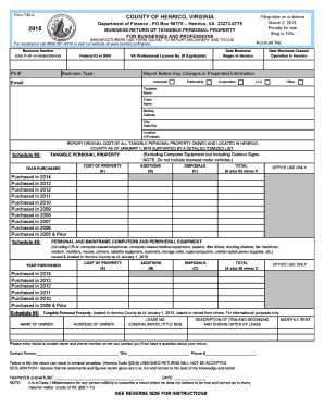 Fauquier County Business License  Form
