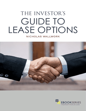 A Step by Step Guide to Lease Options PDF Form