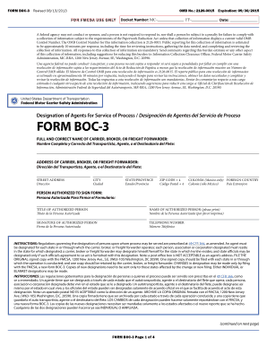 Of Agents Service Process  Form