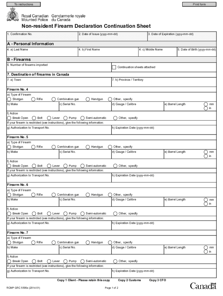 Rcmp Grc 5590  Form