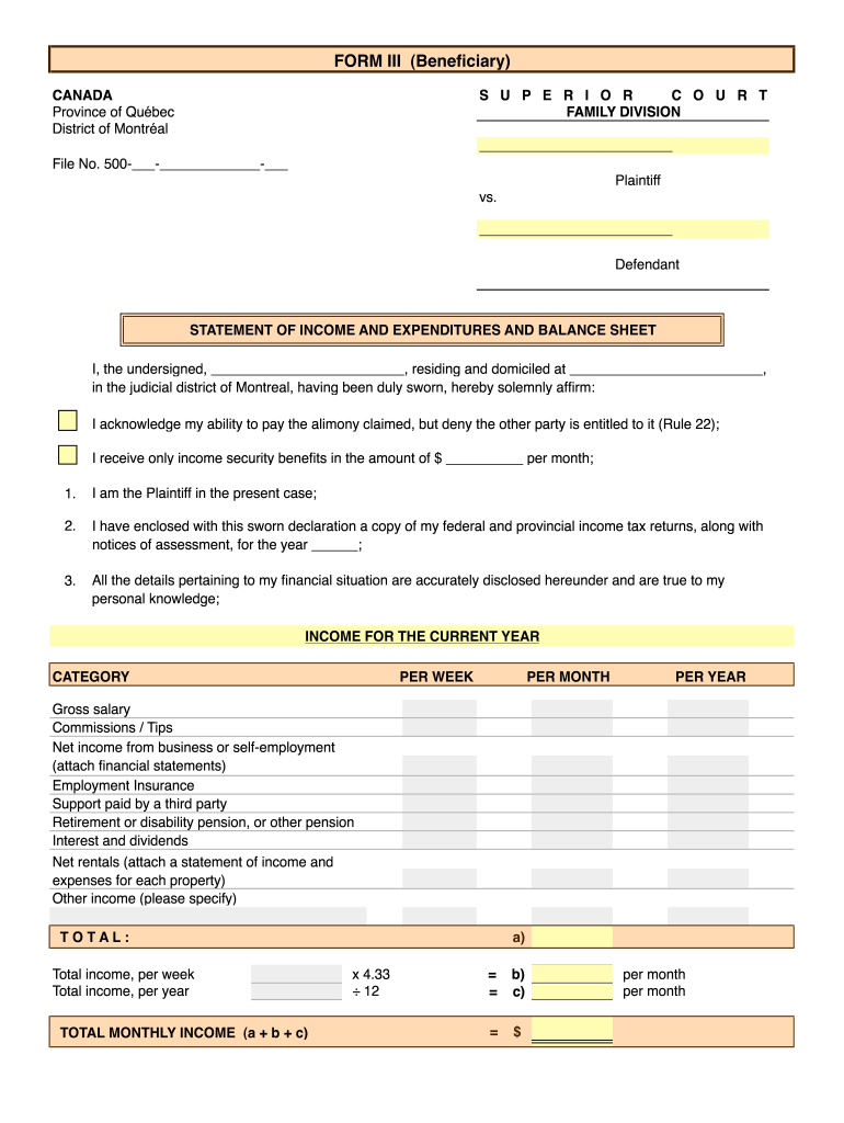 Beneficiary  Form