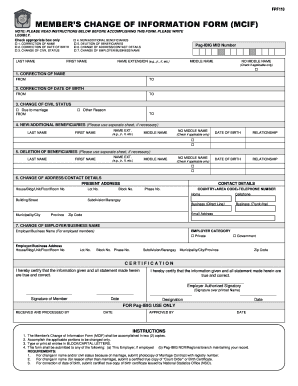 Mcif Form