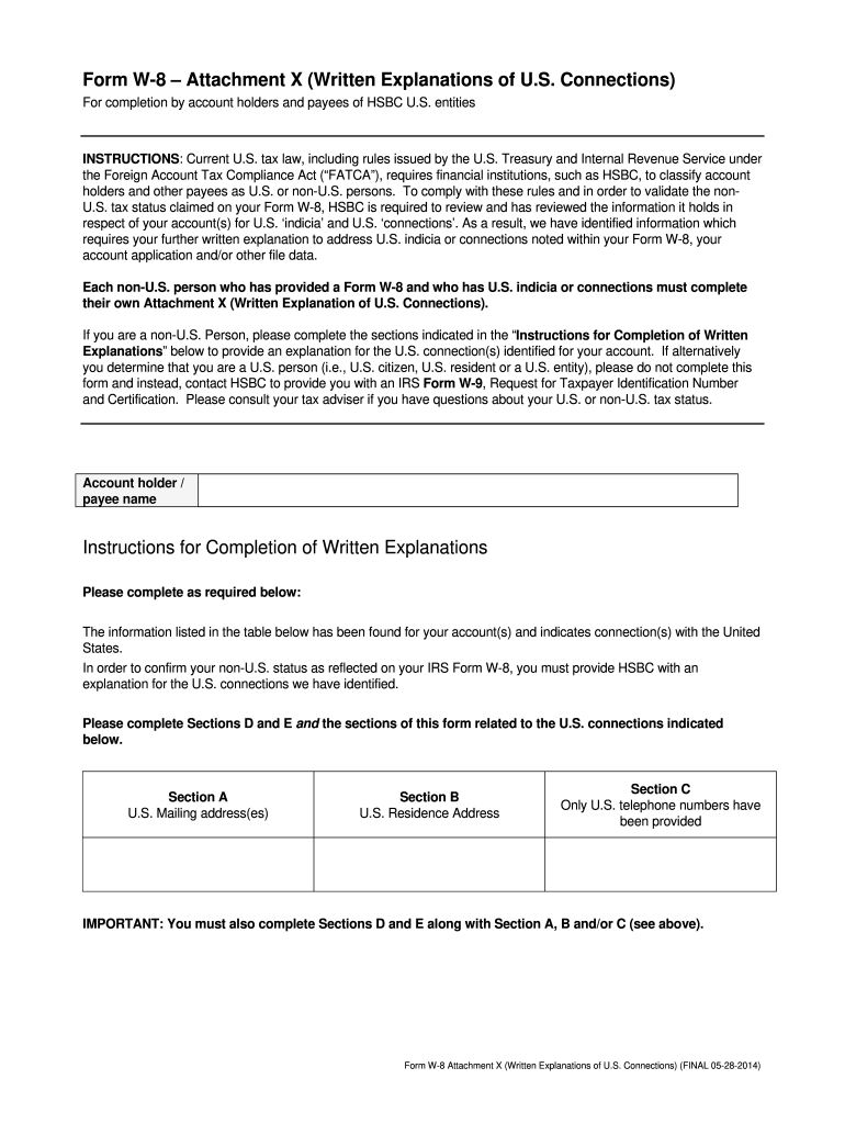 Form W 8 Attachment X 2014-2024