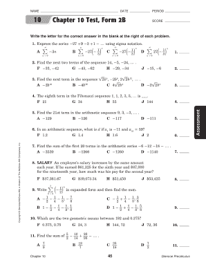 Chapter 3 Test Form 1 Answer Key Geometry