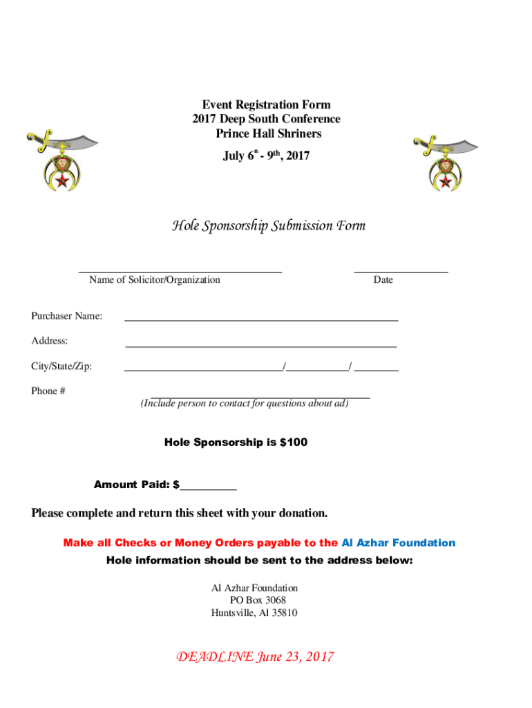 AL AZHAR SHRINERS FOUNDATION  Form