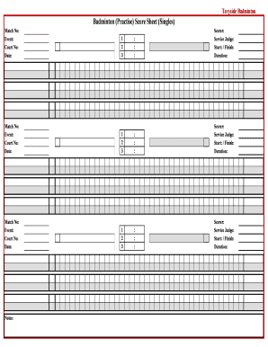 Tavyside Badminton  Form