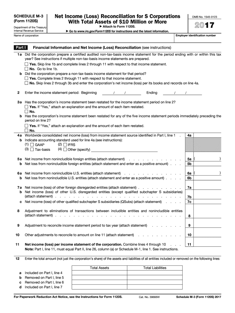 Form 1120 S 2017