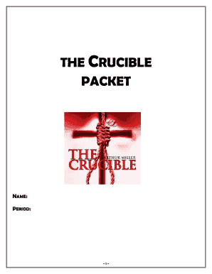 The Crucible Packet Answers  Form