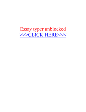 Essaytyper Unblocked  Form