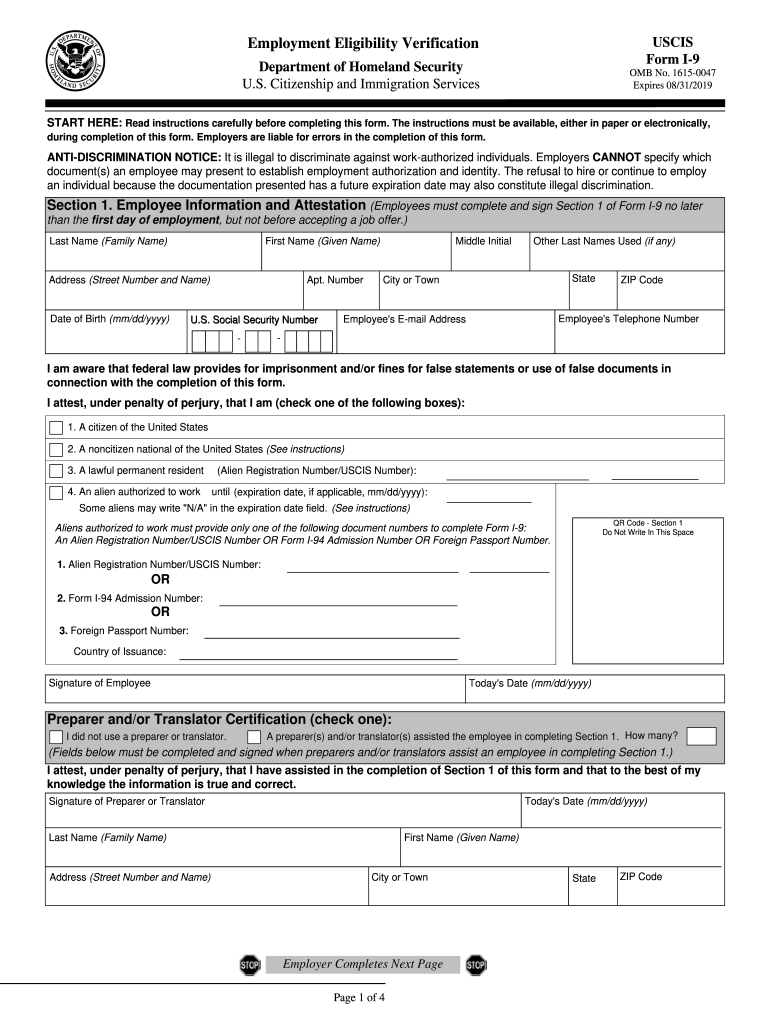 DHS Forms