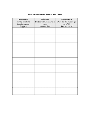 Fba Chart  Form