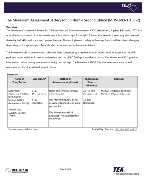 Movement Abc PDF  Form