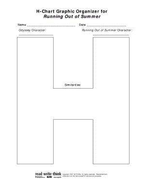 H Chart Template  Form