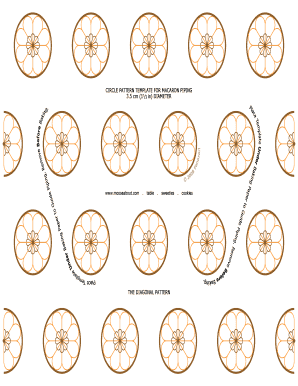 3 5 Cm Macaron Template  Form