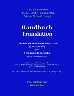 Handbuch Translation PDF  Form