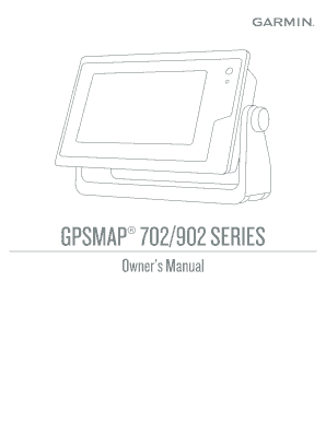Garmin Gpsmap 702 902 Series Owners Manual  Form