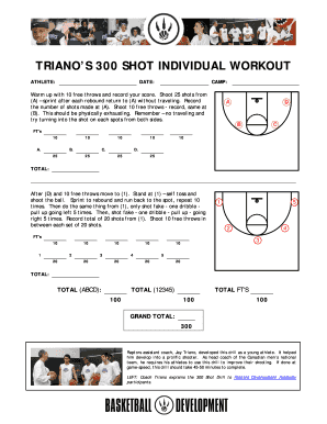 TRIANOS 300 SHOT INDIVIDUAL WORKOUT  Form