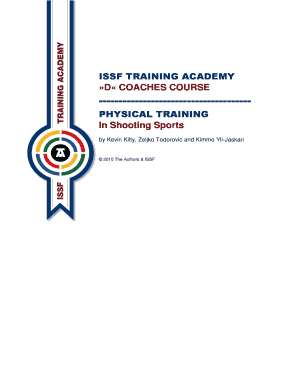 Issf Training Academy  Form