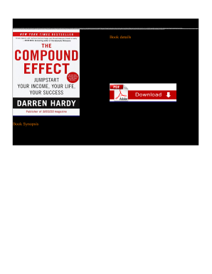 Download the Compound Effect PDF  Form