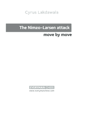 Nimzo Larsen Attack Move by Move PDF  Form