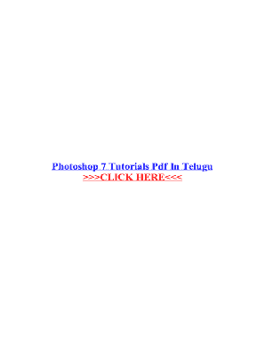 Photoshop 7 Tutorials PDF  Form