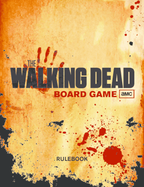 Walking Dead Board Game Rules  Form