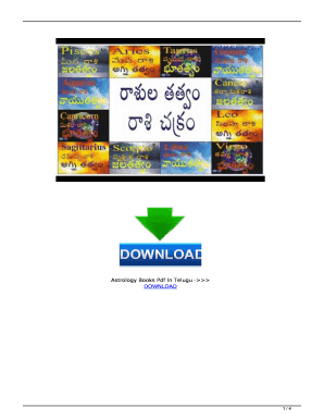Kp Astrology Books in Telugu PDF Download  Form