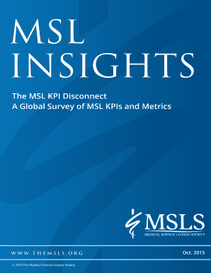 The MSL KPI Disconnect  Form