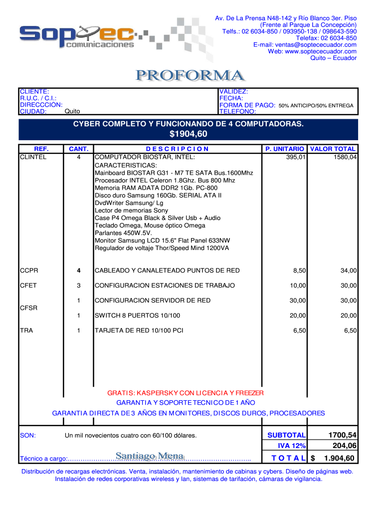 De La Prensa N48 142 Y Ro Blanco 3er  Form