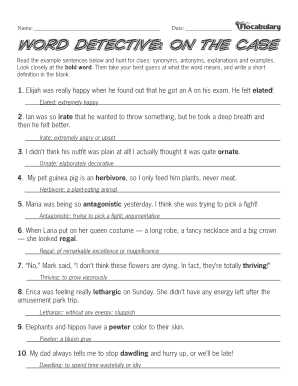  Medical Term Detectives Worksheet Answers 2013