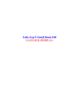 Tally Erp 9 Tamil Book PDF Download  Form