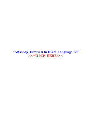 Photoshop Book in Hindi PDF Download  Form
