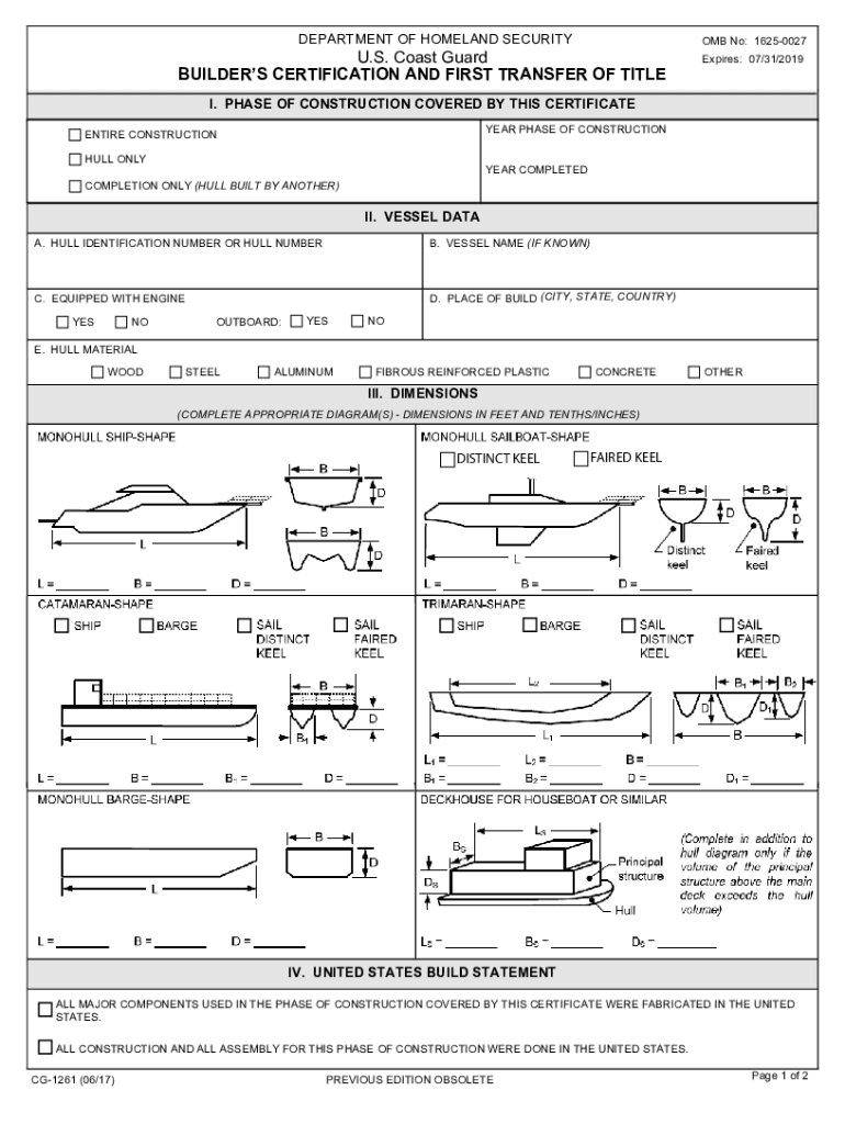  1261 Form 2017-2024