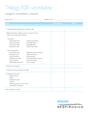 Trilogy100 Ventilator  Form