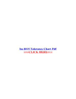 Iso 8015 Tolerance Table PDF  Form
