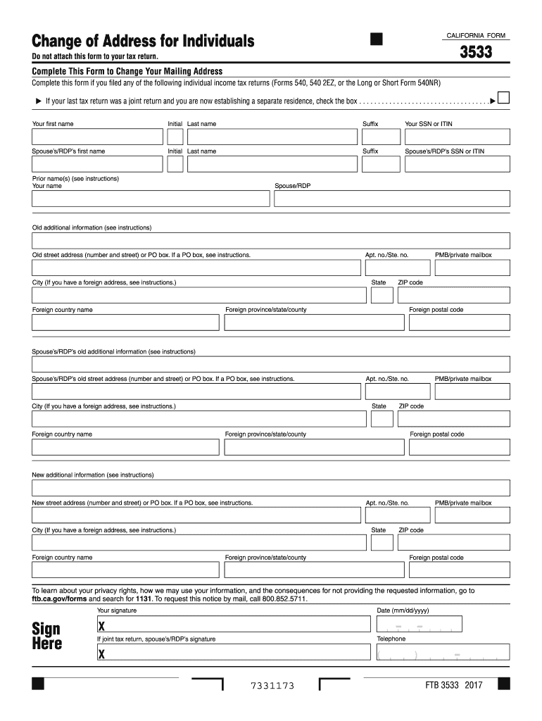  Form 3533 2017