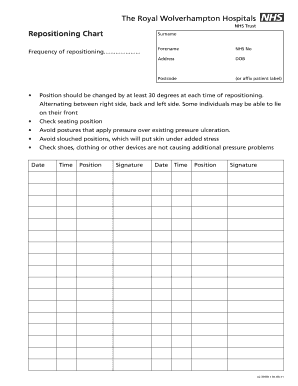 Repositioning Chart  Form