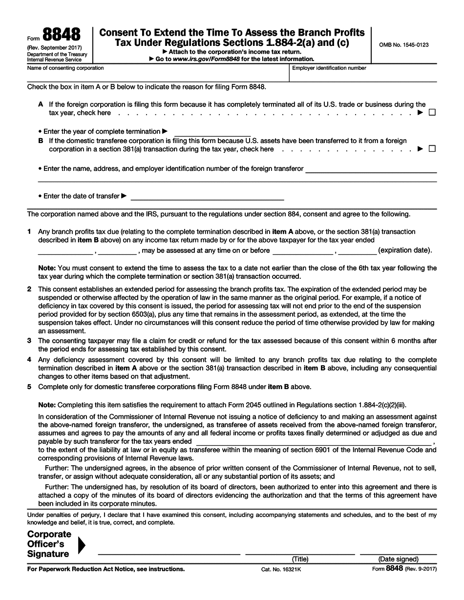  Irs 8848 Form 2017-2024