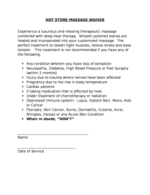 Therapeutic Waiver  Form