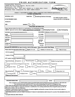 Amerigroup Integranet  Form