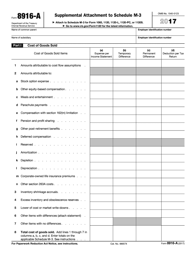  8916  Form 2017