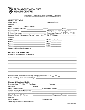 Referral Form