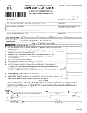  Form M 6 2017