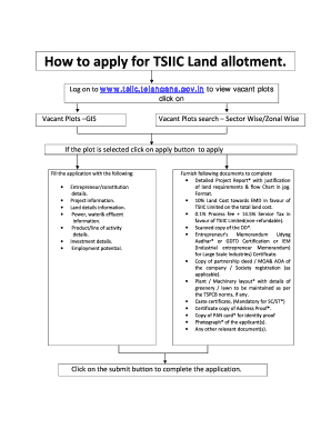 Tsiic Land Availability  Form